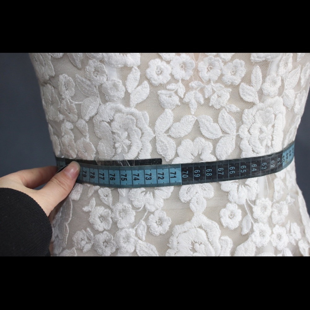 Custom Made Lace top- Light Ivory to off white in color - Picture 2 of 7